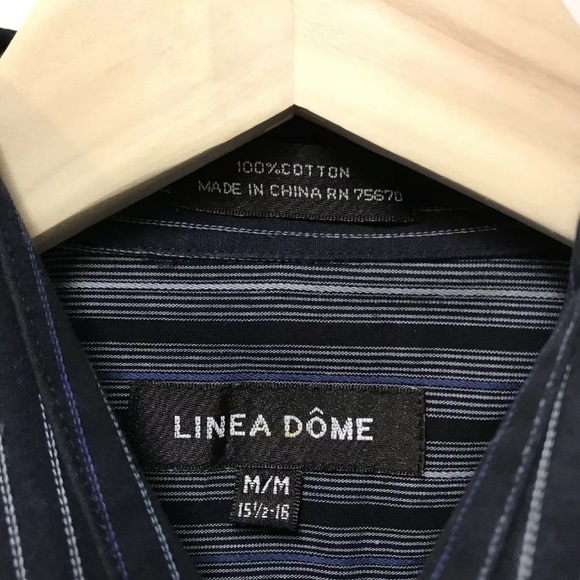 Linea Dome Mens Size Medium 15.5-16 Long Sleeve - Picture 4 of 5